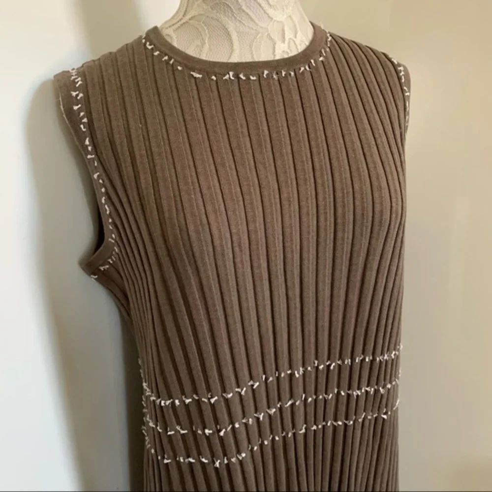 NWT WORTH New York Midi Knot Trim Dress sz XL - Picture 3 of 10